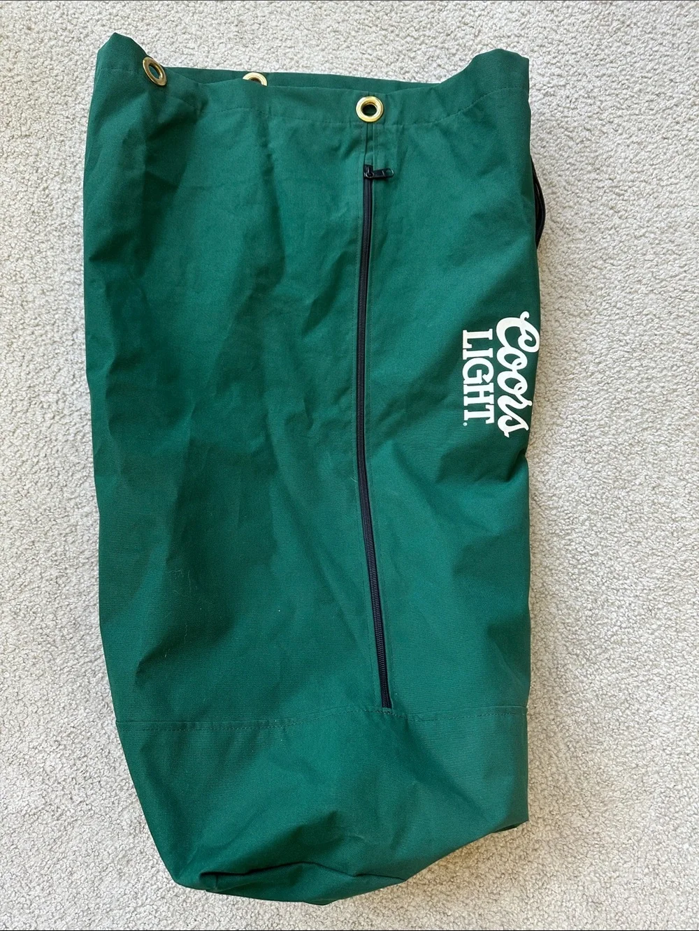 Coors Light Green Large Canvas Duffle